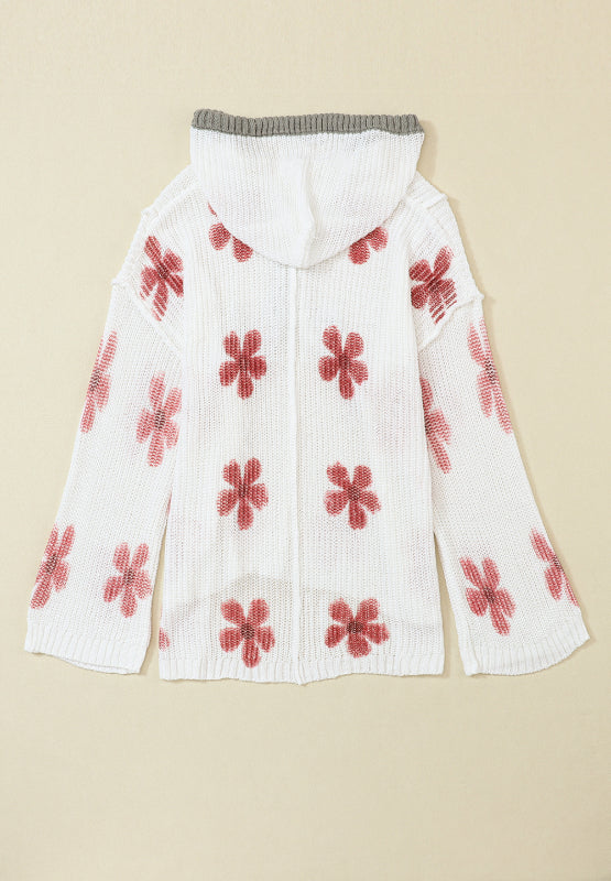 Kelly's Hoodie - Flower Print