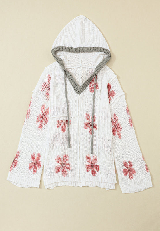Kelly's Hoodie - Flower Print
