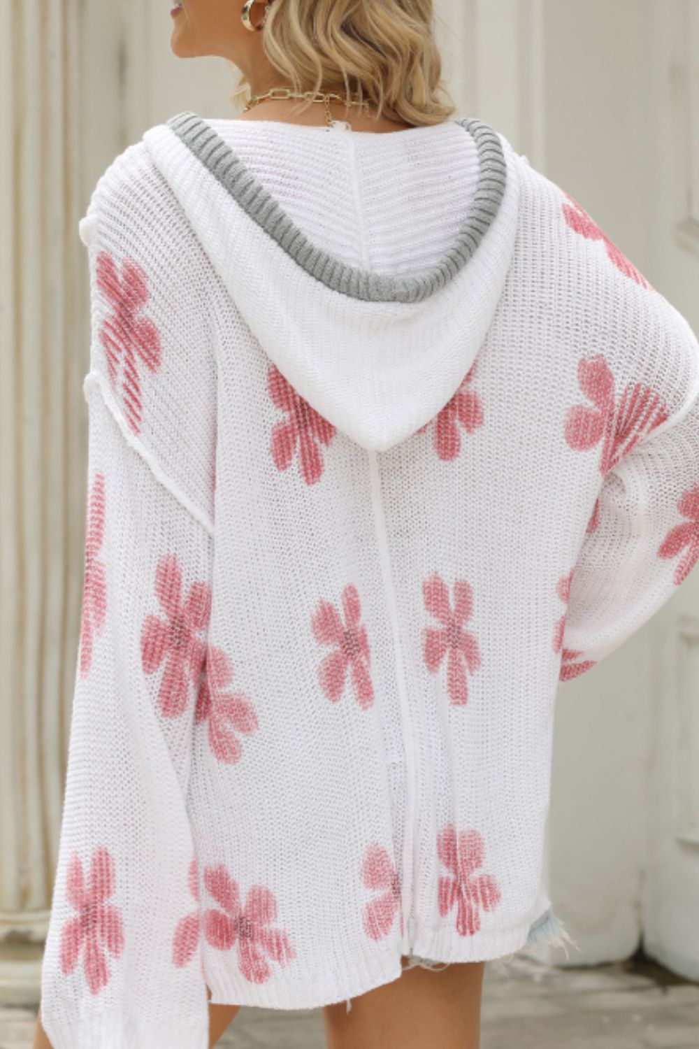 Kelly's Hoodie - Flower Print