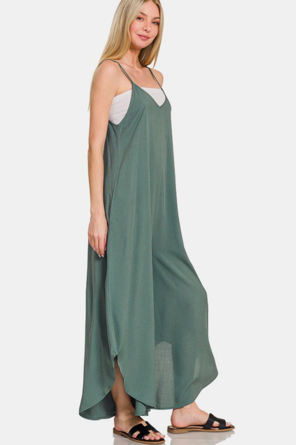 Zenana Overalls - Green