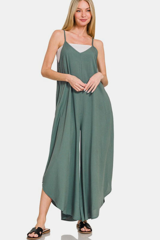 Zenana Overalls - Green