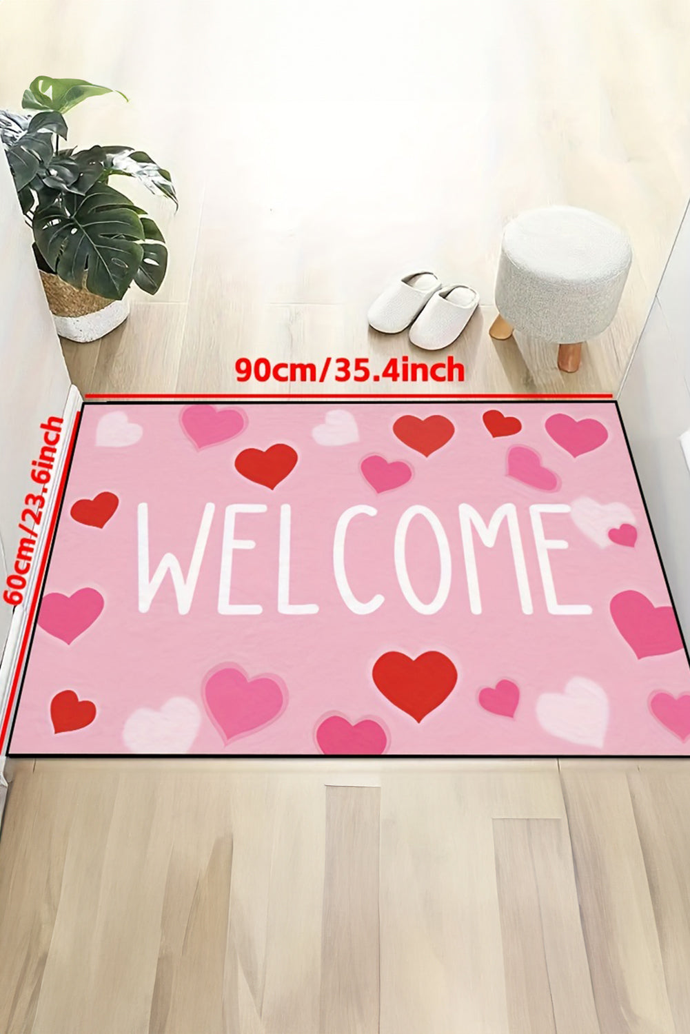 Vday Welcome Rug