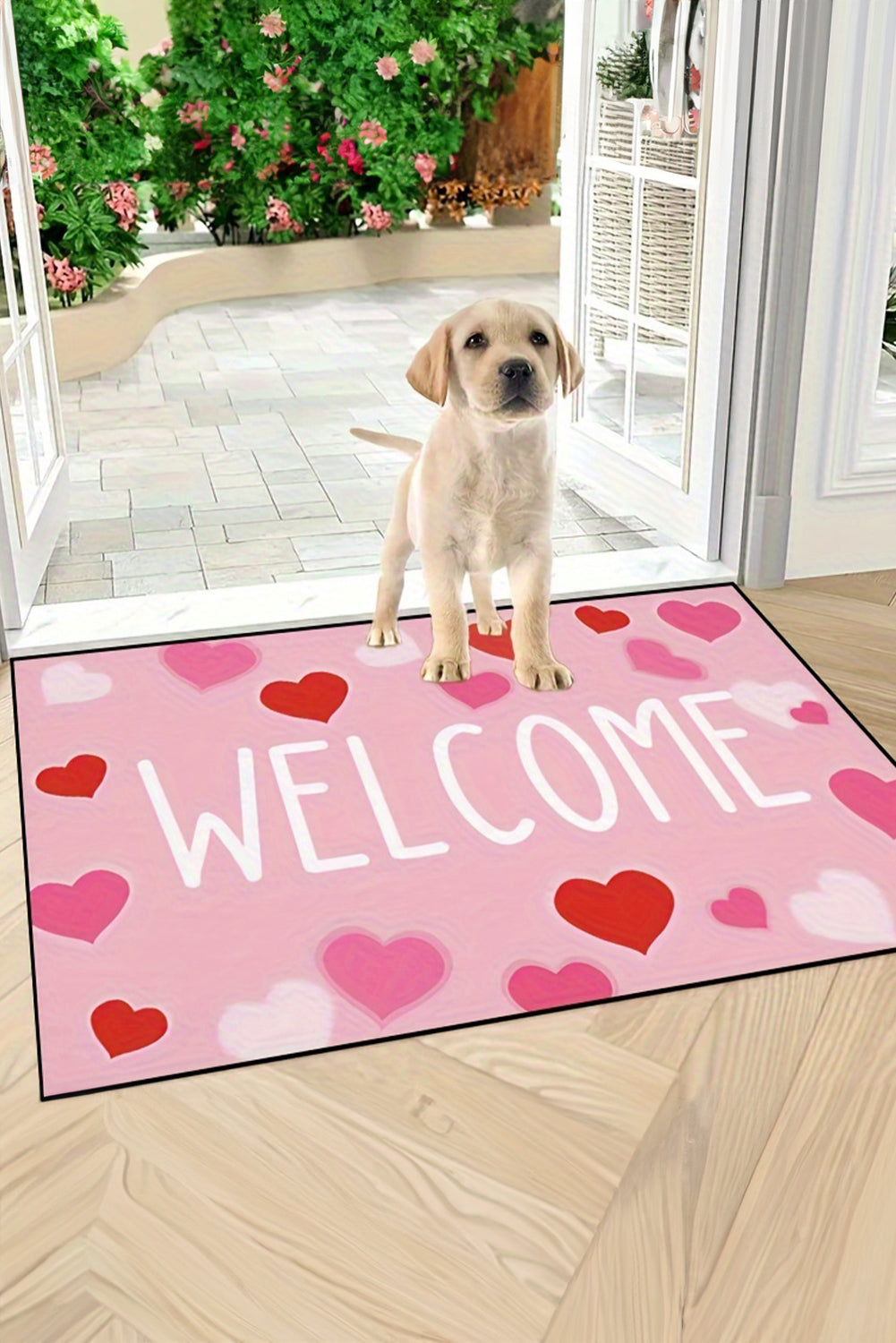 Vday Welcome Rug